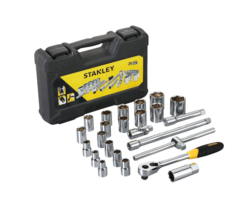 STANLEY ½ SQ. Drive Socket Set 24PCS